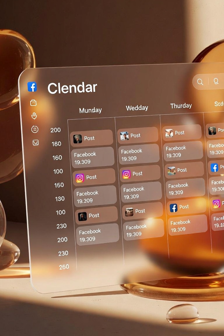 Social Media Planner Kalender