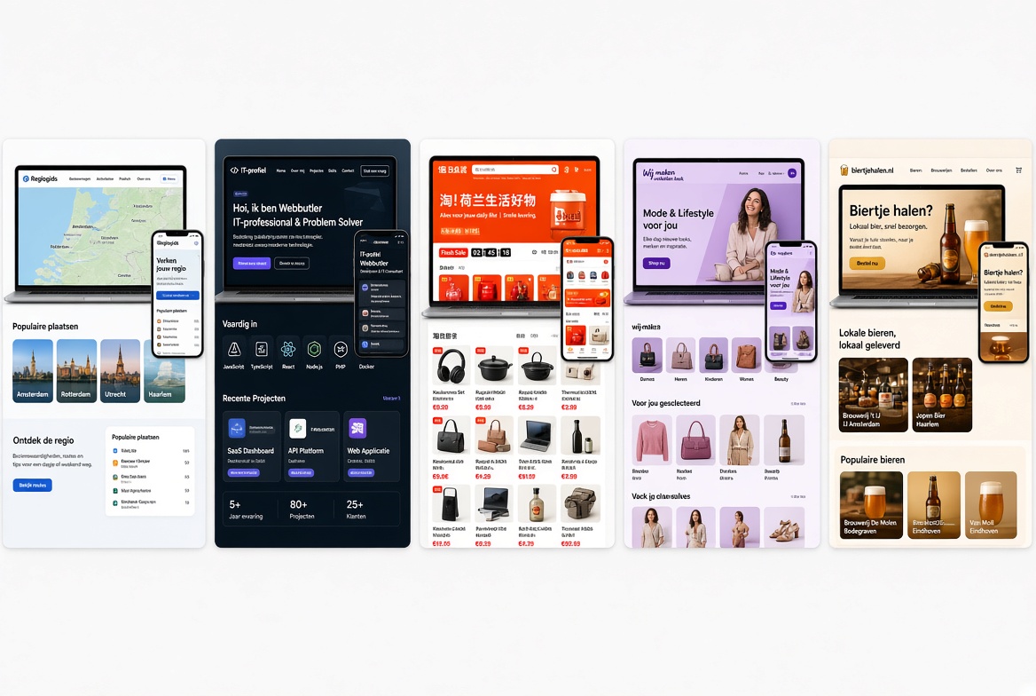 AdsNetwork website templates mockups
